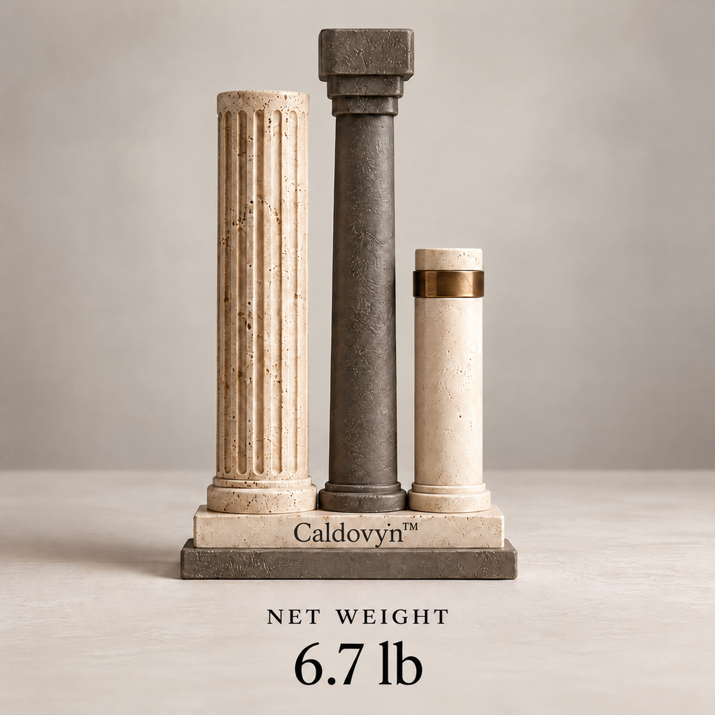 Caldovyn™ Column Study – Classical Architectural Column Wall Sculpture