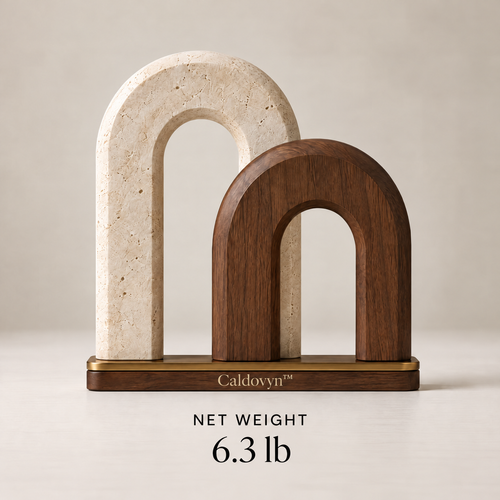 Caldovyn™ Twin Arch Composition – Layered Architectural Arch Sculpture