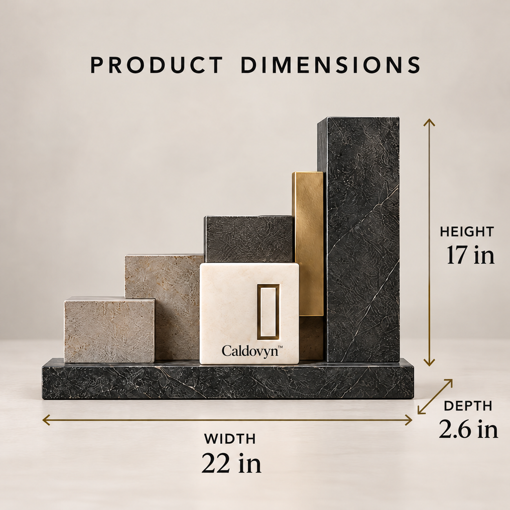 Caldovyn™ Cornerstone Relief – Layered Geometric Architectural Sculpture