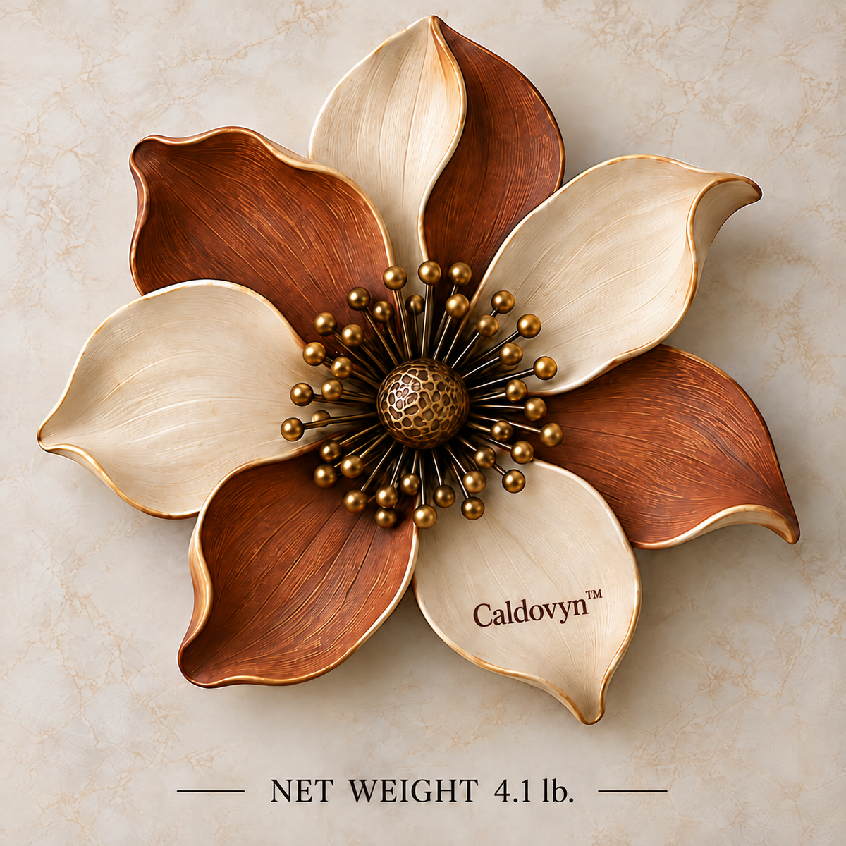 Caldovyn™ Petal Nocturne – Sculptural Floral Wall Art