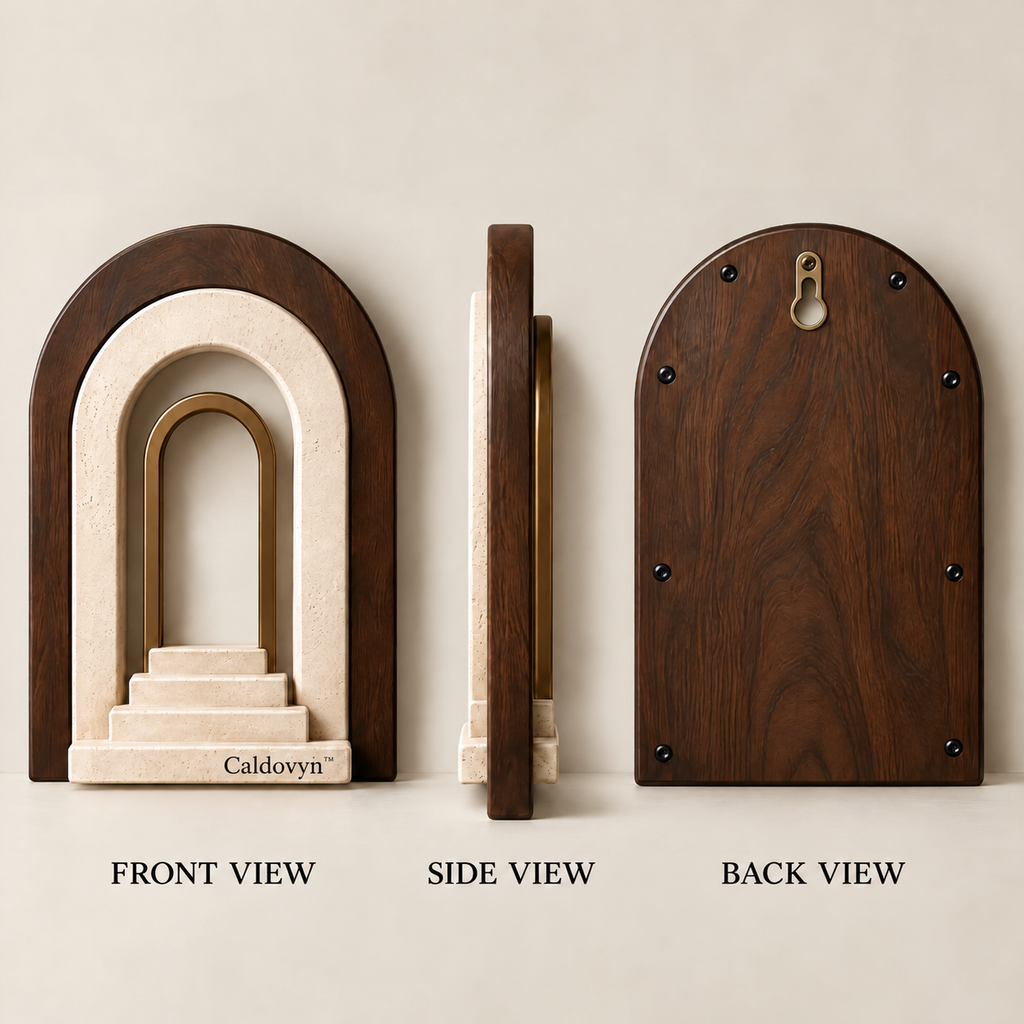 Caldovyn™ Arched Passage – Nested Arch Architectural Wall Sculpture