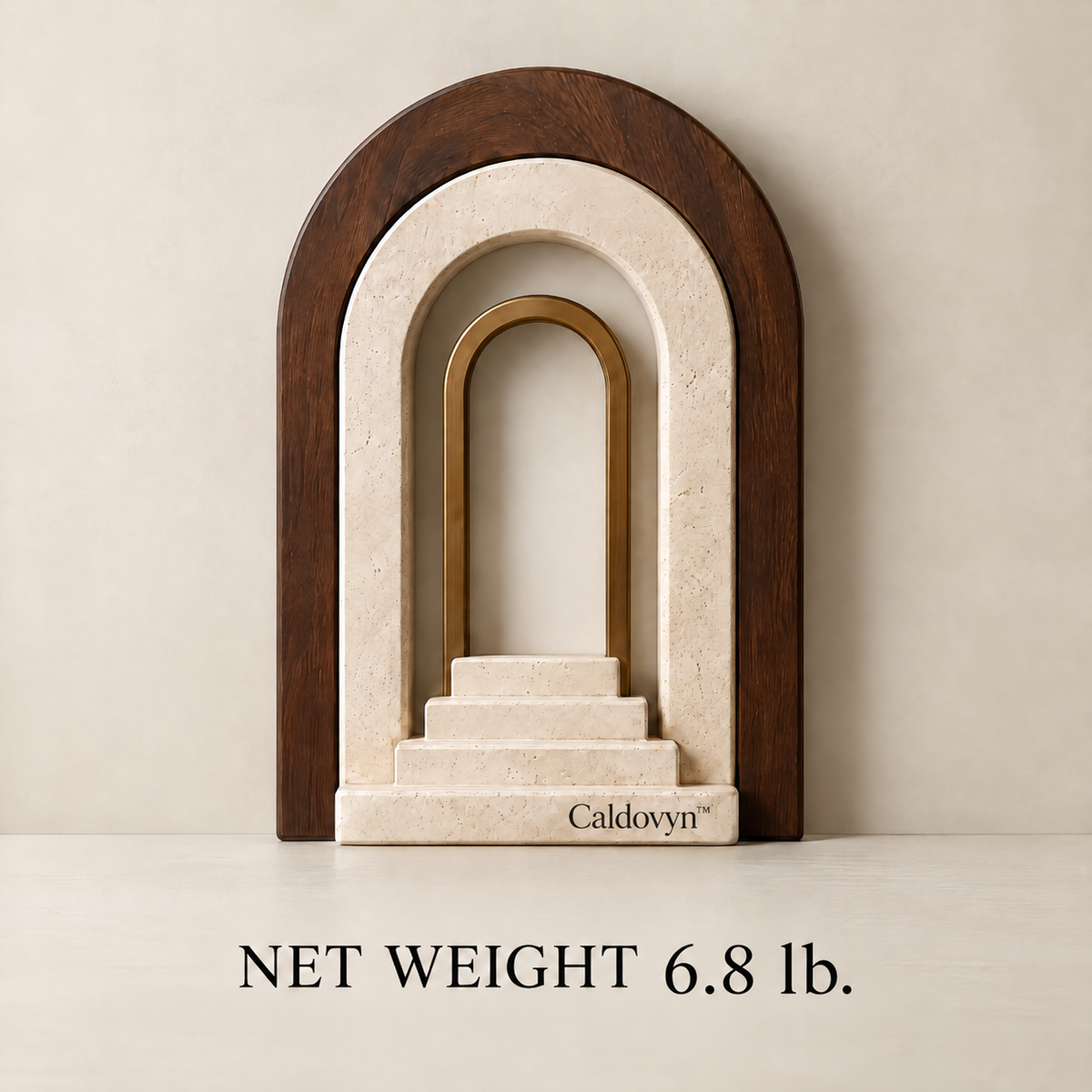 Caldovyn™ Arched Passage – Nested Arch Architectural Wall Sculpture