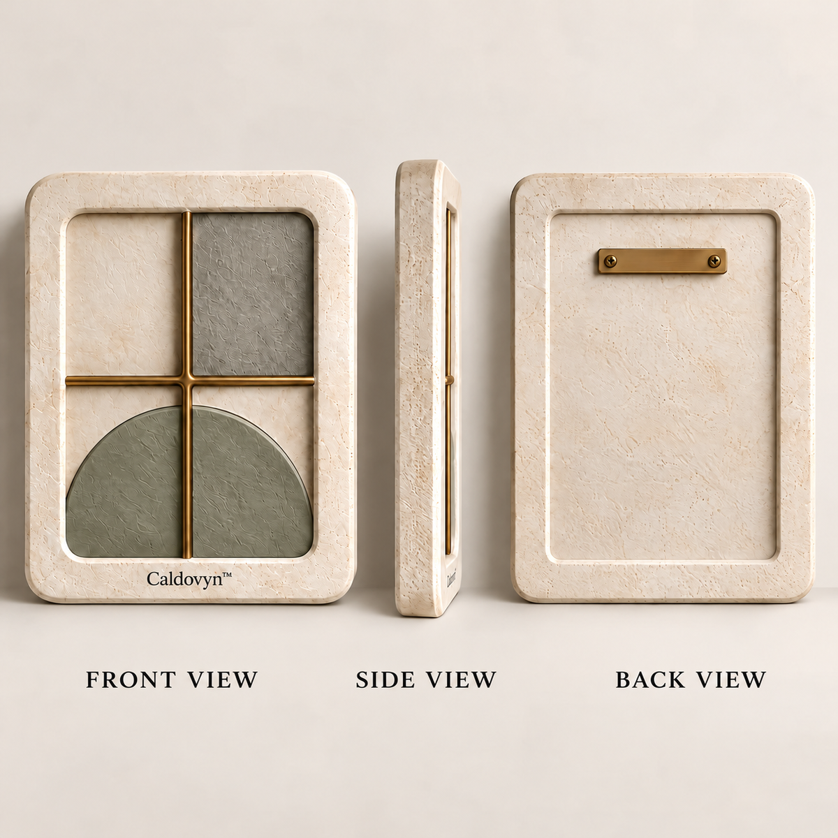 Caldovyn™ The Quiet Window – Architectural Botanical Wall Sculpture