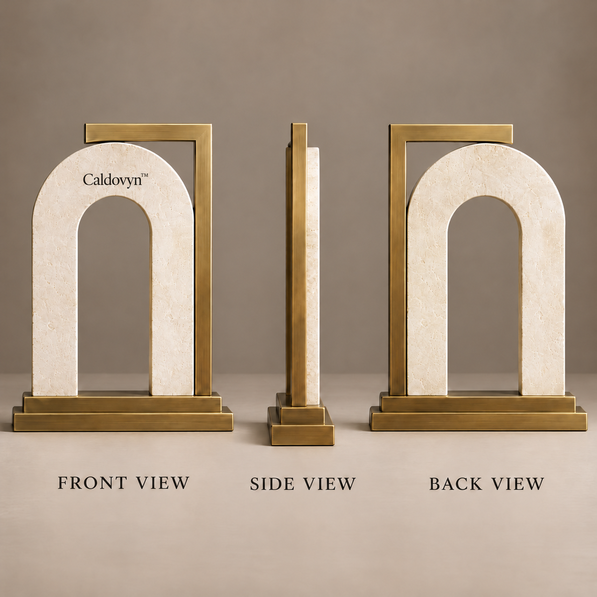 Caldovyn™ Stacked Horizon – Layered Mineral Ridge Wall Sculpture